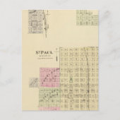 St. Paul, Marquette en St. Joe, Nebraska Briefkaart (Voorkant)
