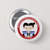 St. Paul Miki Ronde Button 5,7 Cm (Voorkant /achterkant)