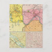 St. Paul, Minneapolis, Minnesota Briefkaart (Voorkant)