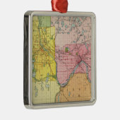 St. Paul, Minneapolis, Minnesota Metalen Ornament (Rechts)
