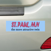St. Paul Minnesota Bumpersticker (Op auto)