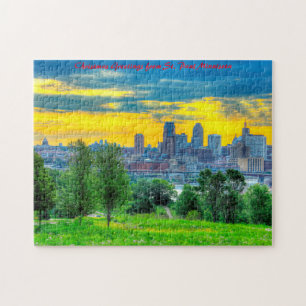 St Paul Minnisota.Kerstgroeten Legpuzzel