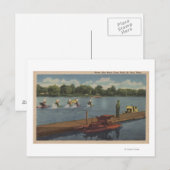 St Paul, MN - Water Bike Race in Como Park Briefkaart (Voorkant / Achterkant)