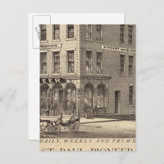 St. Paul Pioneer Briefkaart (Voorkant / Achterkant)