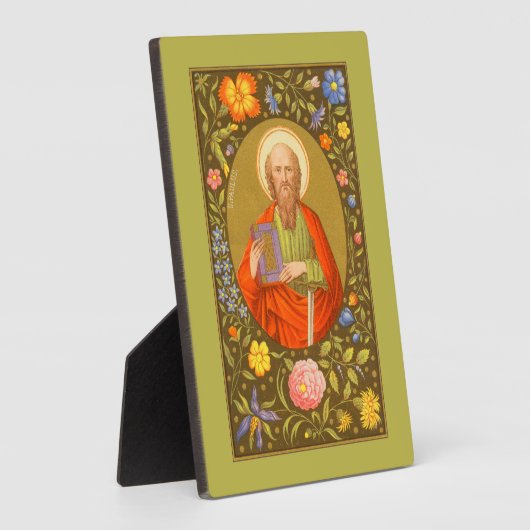 St. Paul (PM 06) 5"x7" Plaque 1 met Easel Fotoplaat (Zijkant)