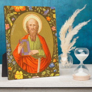 St. Paul (PM 06) 8"x10" Plaquette 2 Met Ezel Fotoplaat