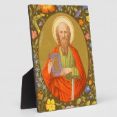 St. Paul (PM 06) 8 x 10 inch Plaque 2 met esel Fotoplaat (Zijkant)