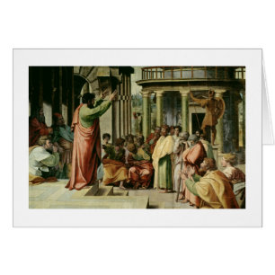 St. Paul Preaching in Athene (cartoon voor de vuis
