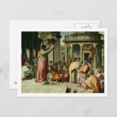St. Paul Preaching in Athene (cartoon voor de vuis Briefkaart (Voorkant / Achterkant)