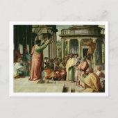St. Paul Preaching in Athene (cartoon voor de vuis Briefkaart (Voorkant)