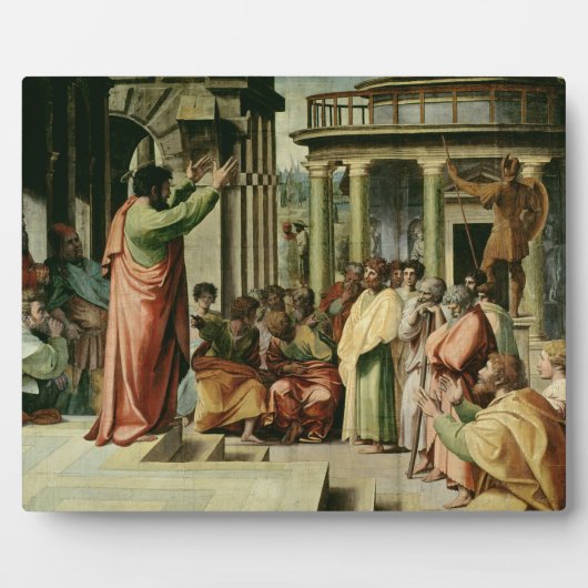 St. Paul Preaching in Athene (cartoon voor de vuis Fotoplaat (Voorkant)