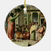 St. Paul Preaching in Athene (cartoon voor de vuis Keramisch Ornament (Achterkant)