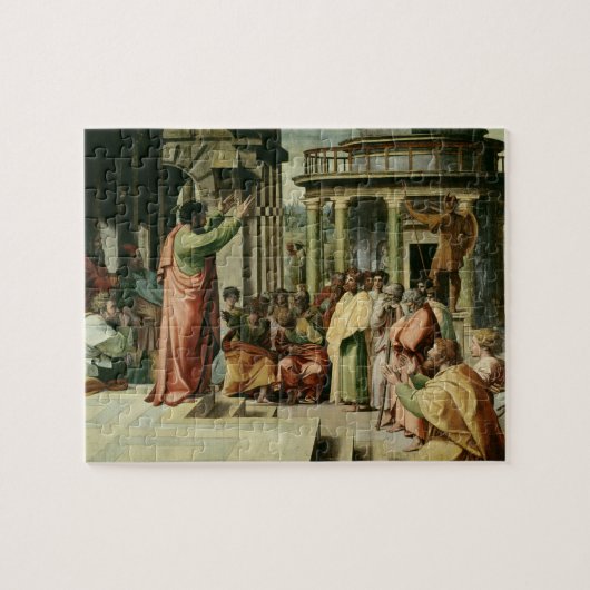 St. Paul Preaching in Athene (cartoon voor de vuis Legpuzzel (Horizontaal)
