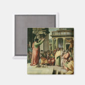 St. Paul Preaching in Athene (cartoon voor de vuis Magneet (Voorkant / Achterkant)