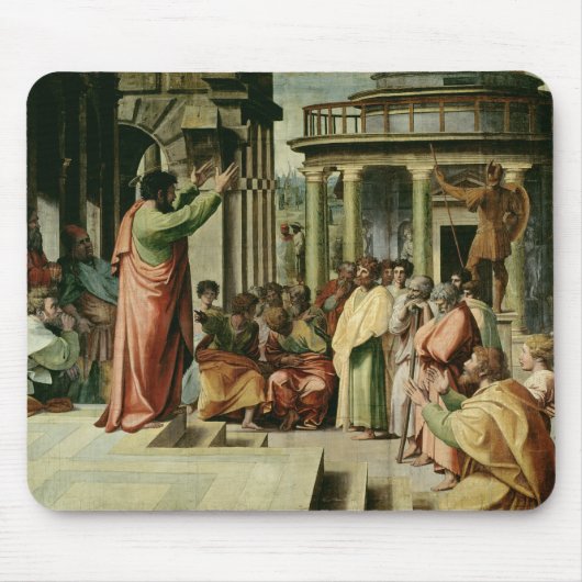 St. Paul Preaching in Athene (cartoon voor de vuis Muismat (Voorkant)