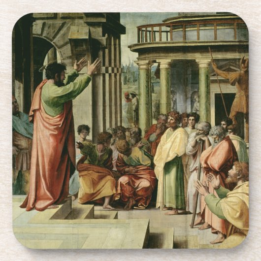 St. Paul Preaching in Athene (cartoon voor de vuis Onderzetter (Voorkant)