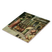 St. Paul Preaching in Athene (cartoon voor de vuis Tegeltje (Zijkant)