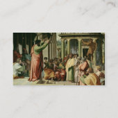 St. Paul Preaching in Athene (cartoon voor de vuis Visitekaartje (Achterkant)