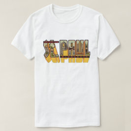 St Paul Retro Wenskaart T-Shirt