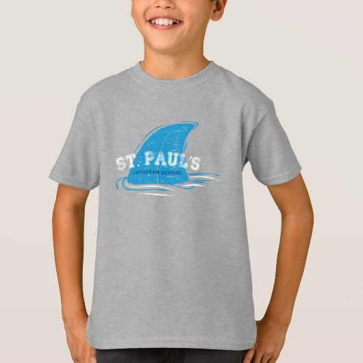 St Paul School Shark Fin T-shirt (Voorkant)