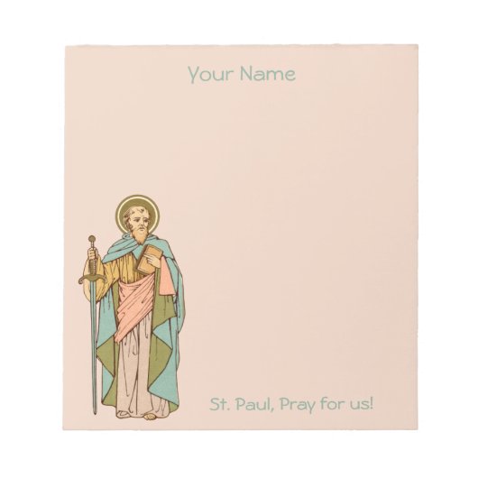 St. Paul the Apostle (RLS 13) 5,5"x6" Notitieblok (Voorkant)