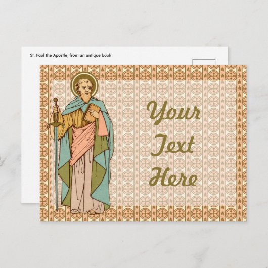 St. Paul the Apostle (RLS 13) Briefkaart 1 (Voorkant / Achterkant)