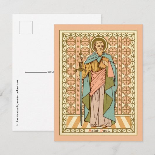 St. Paul the Apostle (RLS 13) Briefkaart 2 (Voorkant / Achterkant)
