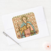 St. Paul the Apostle (RLS 13) Vierkante Sticker (Envelop)