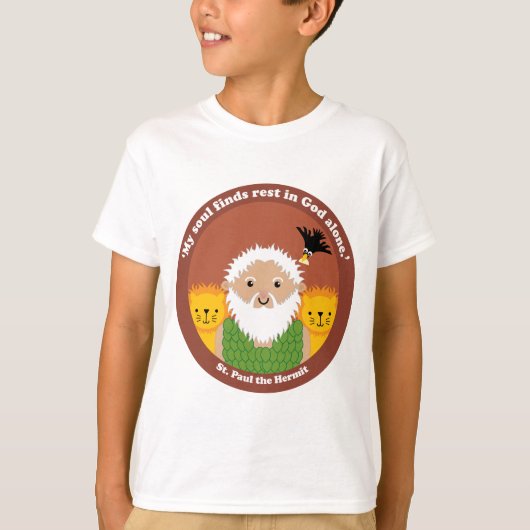 St. Paul the Hermit T-shirt (Voorkant)