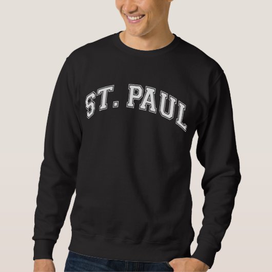 ST. PAUL University-stijl trui Amerika College (Voorkant)
