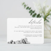 St. Paul Wedding Hotel Kamer Blok Details Informatiekaartje (Staand voorkant)