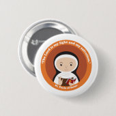 St. Paula van Rome Ronde Button 5,7 Cm (Voorkant /achterkant)