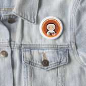 St. Paula van Rome Ronde Button 5,7 Cm (In situ)