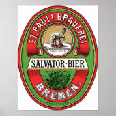 St. Pauli Brauerei Poster (Voorkant)