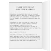 St. Paulina Patron Saint of Diabetics (Binnen (Links))