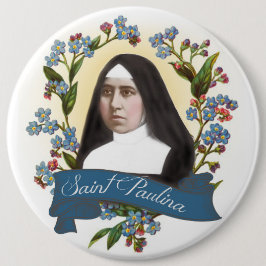 St. Paulina Patron Sint van Diabetica Katholieke N Ronde Button 6,0 Cm