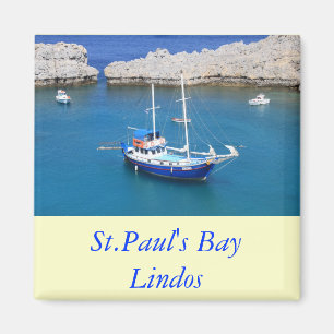 St.Paul's Bay, Lindos Magneet