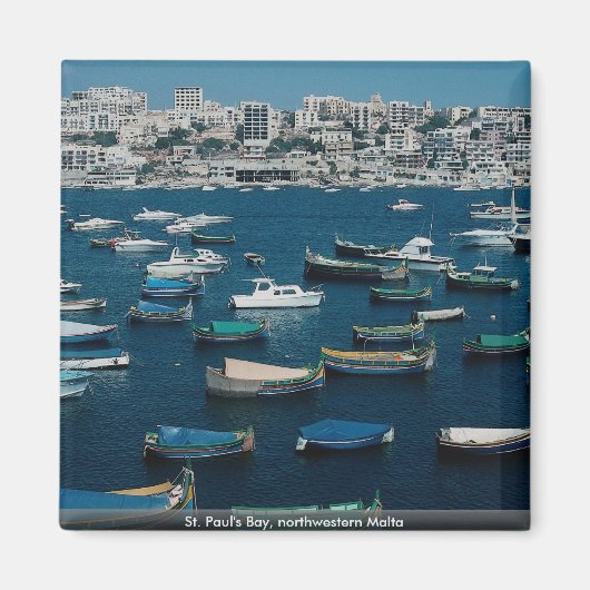St. Paul's Bay, Noordwest-Malta Magneet (Voorkant)