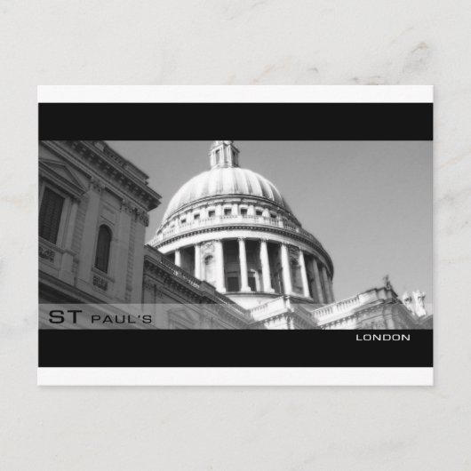 St. Paul's Cathedraal Briefkaart (Voorkant)