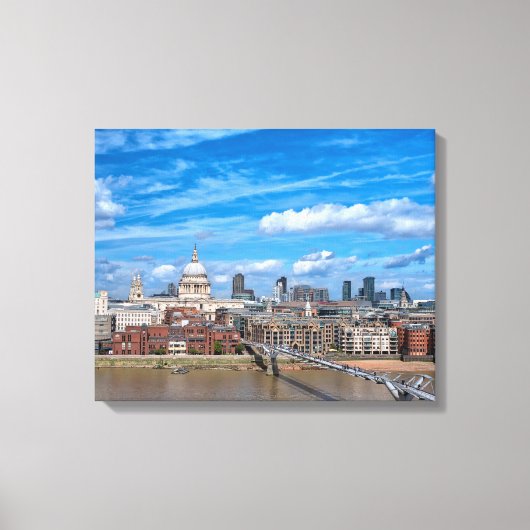 St.Paul's Cathedraal Canvas Print (Voorkant)