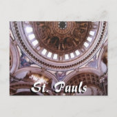 St Pauls cathedraal interior London briefkaart (Voorkant)
