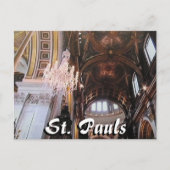 St Pauls cathedraal interior London briefkaart (Voorkant)