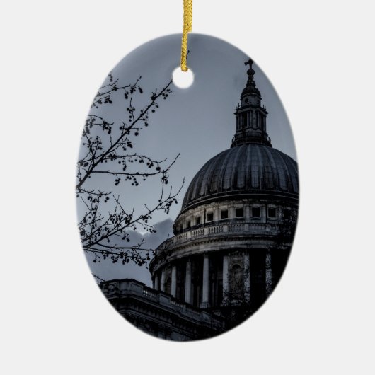 St. Paul's Cathedraal Keramisch Ornament (Voorkant)