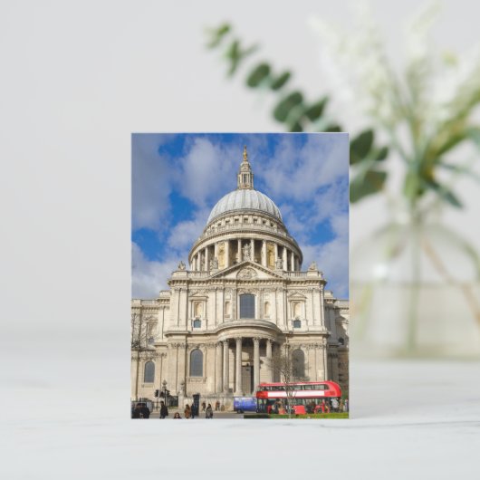 St. Paul's Cathedral, Briefkaart van het Verenigd  (Staand voorkant)