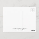 St. Paul's Cathedral, Briefkaart van het Verenigd  (Achterkant)
