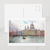 St. Paul's Cathedral Briefkaart van Londen (Voorkant / Achterkant)