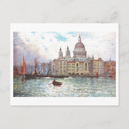 St. Paul's Cathedral Briefkaart van Londen (Voorkant)