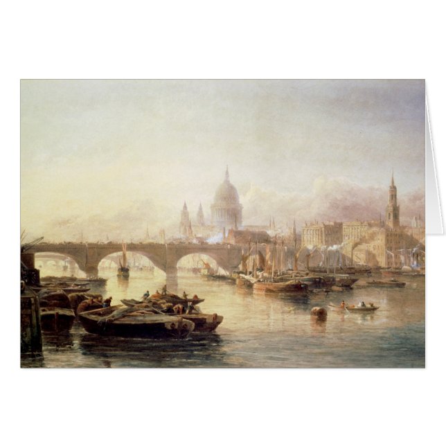 St. Paul's Cathedral en London Bridge (Voorkant Horizontaal)