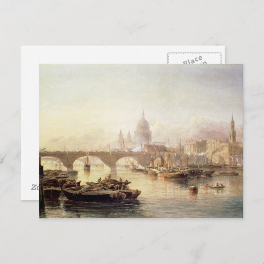 St. Paul's Cathedral en London Bridge Briefkaart (Voorkant / Achterkant)
