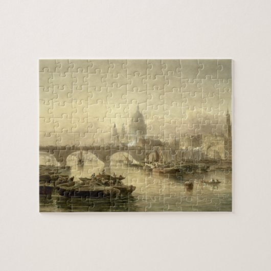 St. Paul's Cathedral en London Bridge van de Su Legpuzzel (Horizontaal)